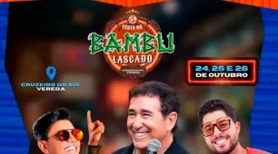 Vereda anuncia 9ª Festa do Bambu Lascado com Amado Batista e grandes atrações